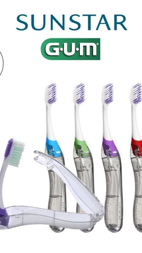 <b>GUM 125 Orthodontic Travel Toothbrush</b>