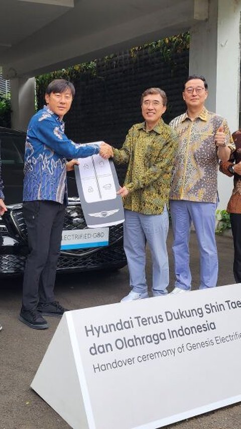 Fantastis! Segini Harga Mobil Mewah Baru Shin Tae-yong Hadiah dari Hyundai Motors