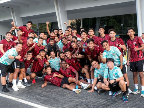 FOTO: Persiapan Menghadapi Tiga Laga Bergengsi Dunia, Timnas Indonesia U-20 Fokus Pemusatan Latihan Fisik di GBK