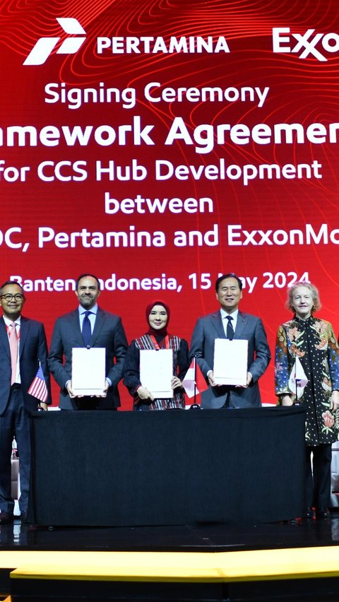 Pertamina, KNOC, dan ExxonMobil Jalin Kerja Sama Kembangkan CCS