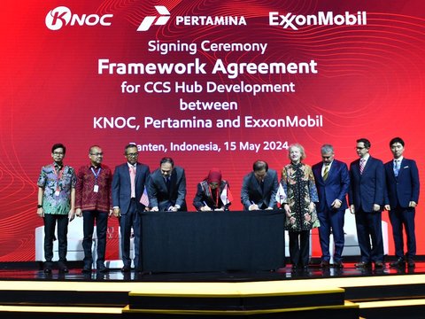 Pertamina, KNOC, dan ExxonMobil Jalin Kerja Sama Kembangkan CCS