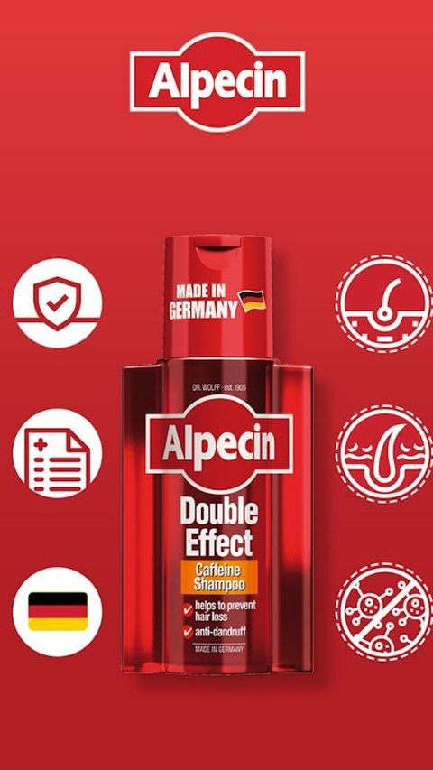 Dr. Kurt Wolff: Alpecin Double Effect Caffeine Shampoo