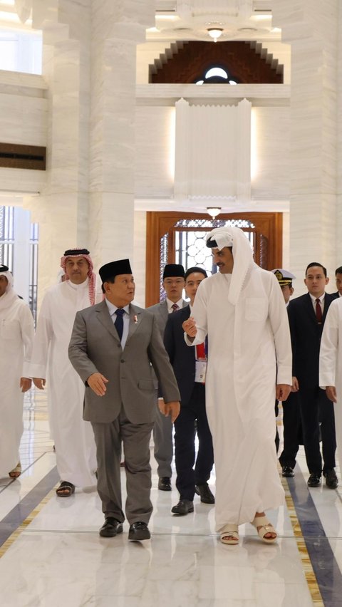Prabowo-Gibran Temui Emir Qatar dan Perdana Menteri, Bahas Kerja Sama hingga Gaza
