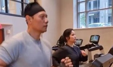 Intip Semangat Menteri AHY Olahraga di Amerika, Materi Pidato Disiapkan di Tempat Gym