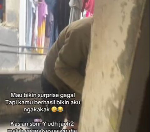 Viral Momen Pria Gagal Berikan Kejutan Ultah ke Pacarnya, Bikin Ngakak Warganet