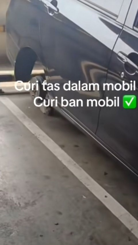 Sempat Viral, Ini Alasan Sopir Taksi Online Nekat Curi Ban Mobil di Parkiran Mall