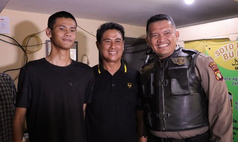 Penuh Haru, Casis Bintara Korban Begal Sampai Jari Putus Bertemu Idola Aipda Ambarita