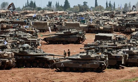 Dikira Musuh, Tentara Israel Bunuh Lima Kawannya Pakai Tank di Gaza