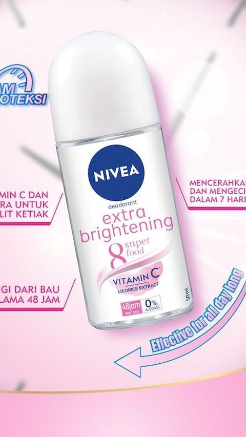 <b>Nivea Extra Brightening 8 Superfood Roll On</b>