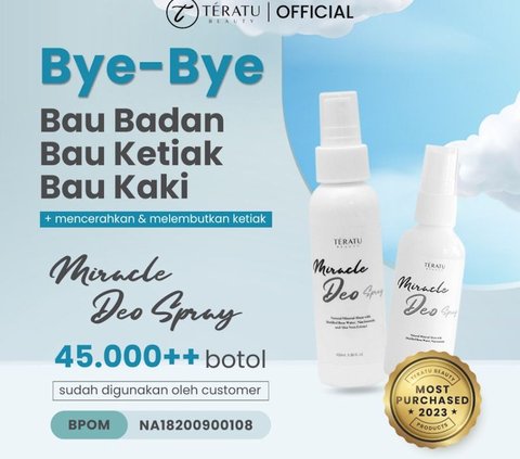 Rekomendasi deodoran terbaik yang dapat memutihkan ketiak.