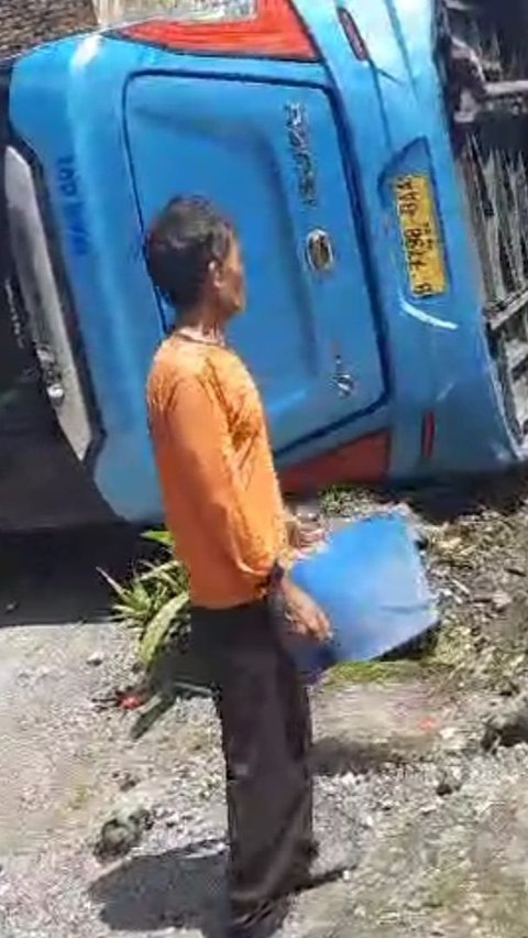 Bus Big Bird Maut Bawa Rombongan ASN dari Jakarta, Hendak Berwisata ke Danau Toba