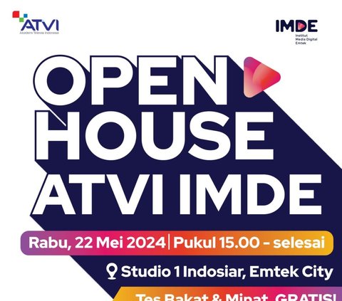 Open House ATVI Imde Digelar Rabu 22 Mei, Ada Test Bakat dan Minat Gratis