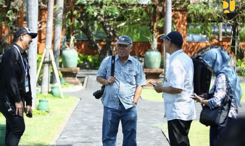 Menteri Basuki Tinjau Taman Bhagawan di Tanjung Benoa, Venue Cultural Night World Water Forum ke-10