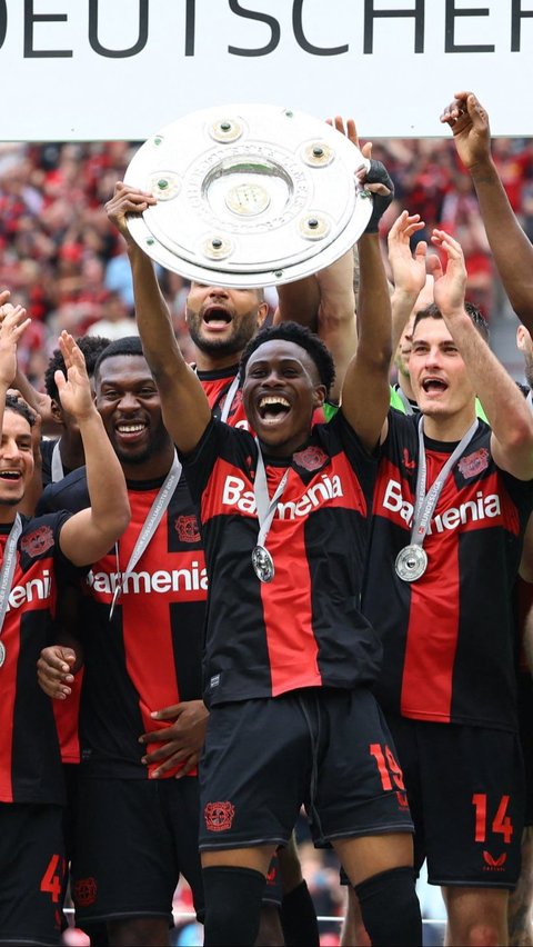 Leverkusen akan menghadapi Atalanta di final Liga Europa pada 23 Mei 2024. Tiga hari berselang, pasukan Xabi Alonso akan berduel dengan Kaiserlautern di final DFB Cup. Foto: REUTERS/Wolfgang Rattay<br>