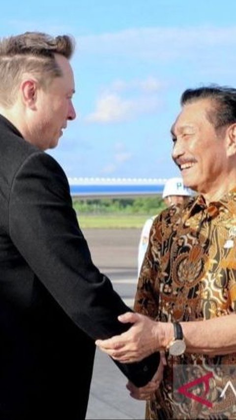 Tiba di Bali, Elon Musk Disambut Luhut