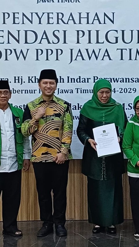 Maju Pilgub Jatim, Pasangan Khofifah-Emil Resmi Kantongi Rekomendasi Lima Partai