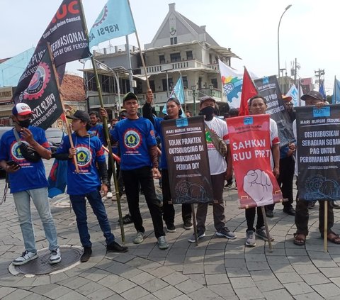Curhat Buruh di Yogyakarta saat May Day: Susah dengan Gaji Kecil Bisa Beli Rumah