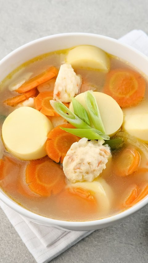 Recipe for Simple and Refreshing Soup, Clear Shrimp Tofu Soup