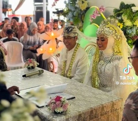 Viral Pernikahan Beda Usia 40 Tahun, Sosok Pengantin Pria Bukan Orang Sembarangan