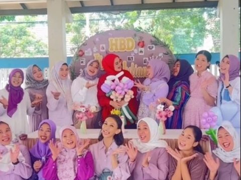 Foto-foto Juliana Moechtar di Momen Ultah ke-35, Dapat Kejutan Istimewa dari Para Ibu Persit