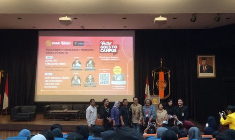 Vidio Goes to Campus di Vokasi UI Disambut Meriah Mahasiswa, Jadi Pembelajaran Berharga tentang Industri OTT