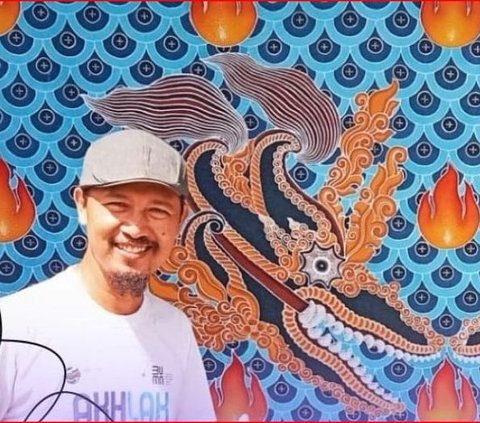 Ciptakan Karya Batik Lukis, Seniman Ini Punya Cara Unik untuk Kenalkan Batik Demak