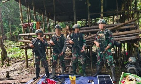 Markas Disergap, OPM Tunggang Langgang Diberondong Tembakan Pasukan Yudha Sakti TNI
