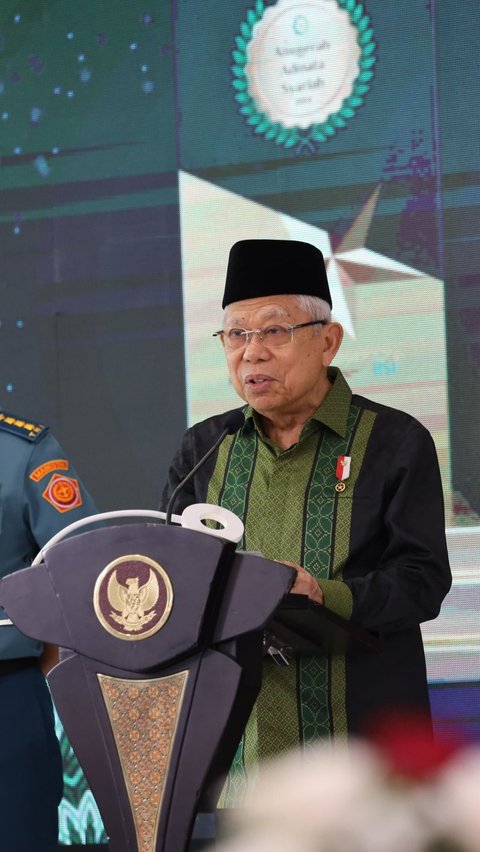 Wapres Ma'ruf Amin Minta Pemerintah Daerah Kembangkan Ekonomi Syariah