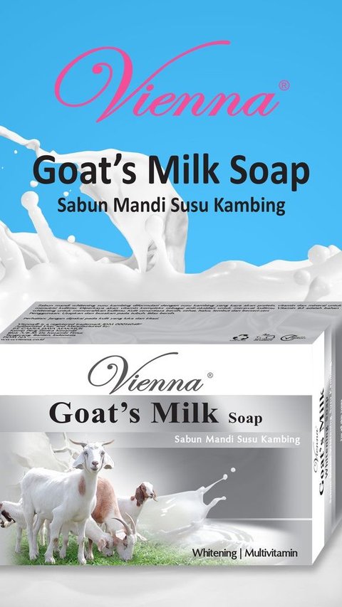 1. Vienna Goats Milk Soap<br>