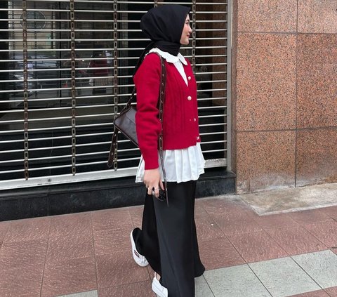 Casual Hijab Outfit Choices with a Combination of 3 Classic Colors