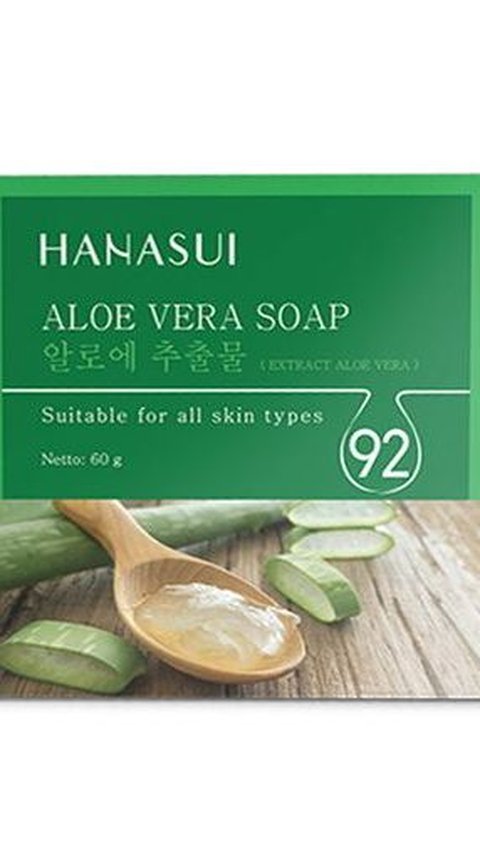 5. Hanasui Aloe Vera Bar Soap<br>