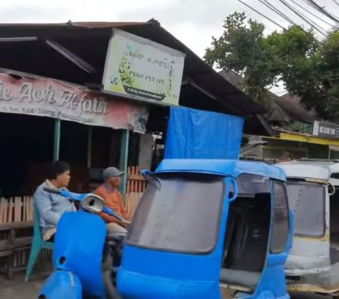 Uniknya Becak Padang Sidempuan, Angkutan Transportasi Legendaris yang Gunakan Motor Vespa