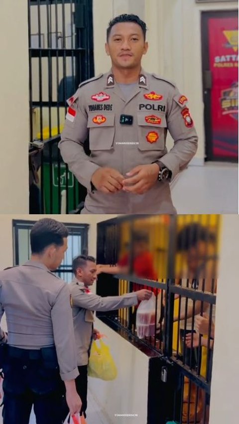 Viral Momen Polisi Traktir Tahanan Lapas Nasi Padang, Aksinya Tuai Pujian Warganet<br>