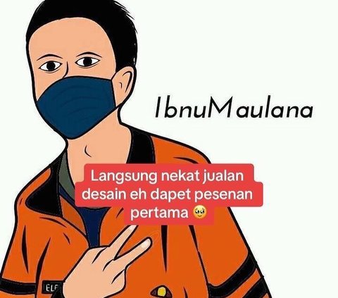 Berjuang Wujudkan Cita-cita Jadi Desainer, Kisah Pria Ini Viral