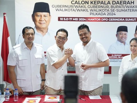 Jokowi's Words about Bobby Nasution Joining Gerindra Party