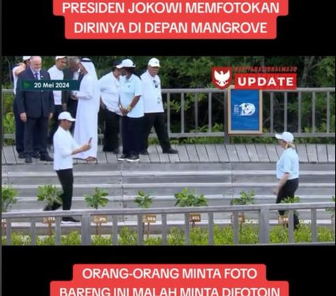 When Jokowi Becomes an Impromptu Photographer at WWF, Taking Photos with Totality from Various Angles