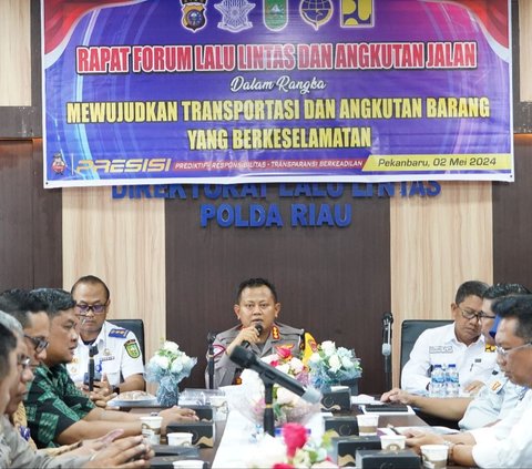 Ini Terobosan Polda Riau Cegah Kecelakaan Libatkan Angkutan Umum
