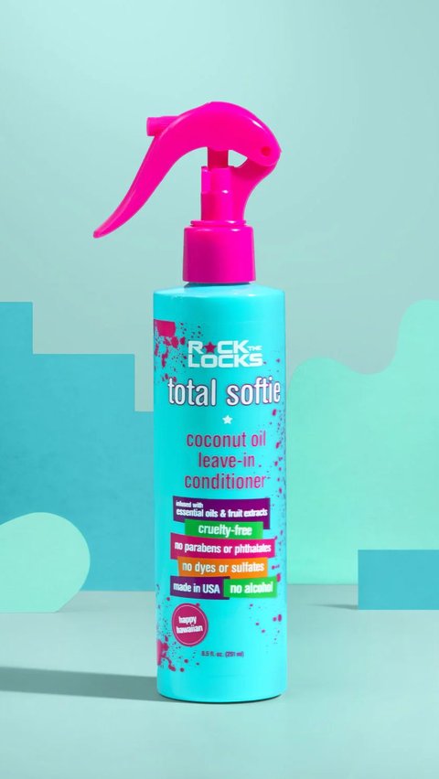 9. Rock The Locks Total Softie Coconut Oil Leave-in Conditioner - Happy Hawaiian<br>