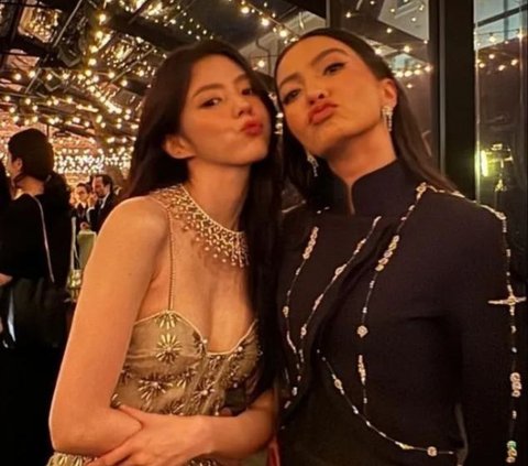 Cantik Gak Ada Obat, Potret Raline Shah Tampil di Cannes Langsung Jadi Sorotan - Sempat Pose Bareng Han So Hee