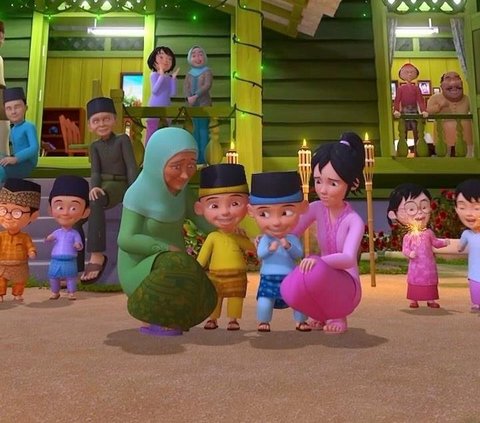 Having an Emotional Closeness Leading to Rumors of Being Former Lovers, This is the Relationship Between Tok Dalang and Opah, Nenek of Upin & Ipin