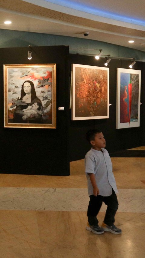 FOTO: Pameran Seni Rupa 'Bergerak' Semarakkan HUT Jakarta di TIM