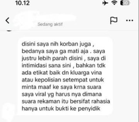 Sosok Linda 'Teman Yang Kesurupan Arwah Vina Cirebon' Muncul Di Chat ...