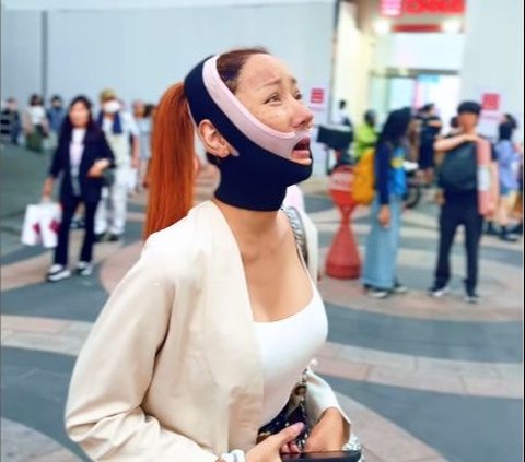 Not Affected by Criticism, Lucinta Luna is Confidently Traveling in South Korea with Swollen Face due to Plastic Surgery