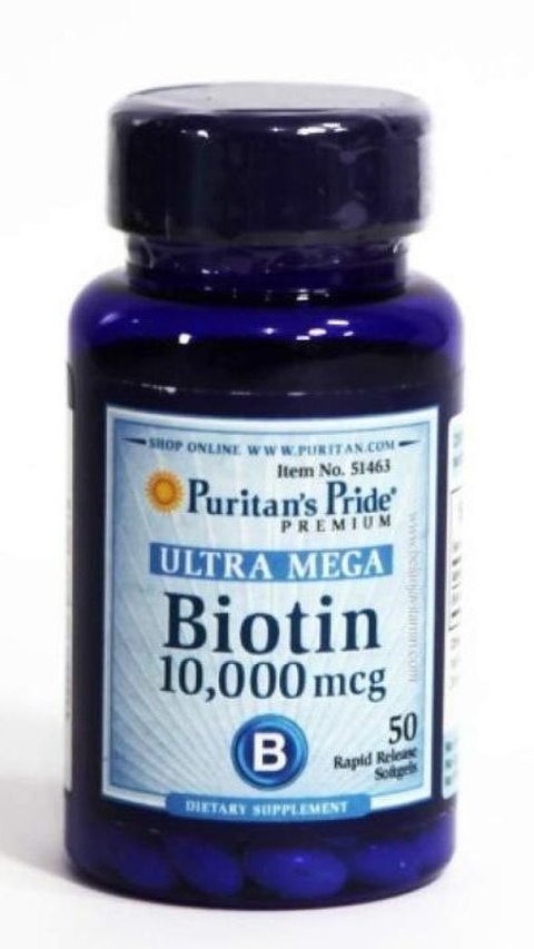 8. Puritan's Pride Ultra Biotin 10000 mcg