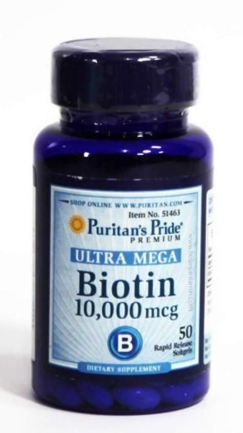 8. Puritan's Pride Ultra Biotin 10000 mcg<br>