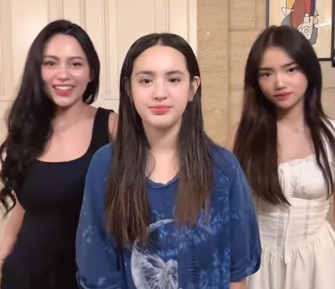Make TikTok Videos with Rachel Vennya and Fuji, Mikhayla Putri Nia Ramadhani's Face Becomes the Highlight