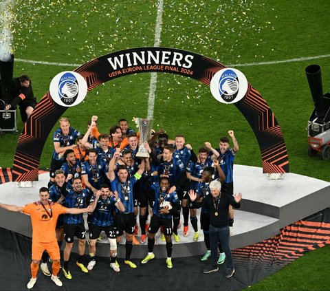 FOTO: Superior! Atalanta Sukses Hentikan Rekor Unbeaten Bayer Leverkusen dan Juara Liga Europa