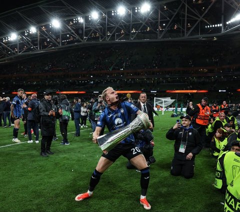 FOTO: Superior! Atalanta Sukses Hentikan Rekor Unbeaten Bayer Leverkusen dan Juara Liga Europa