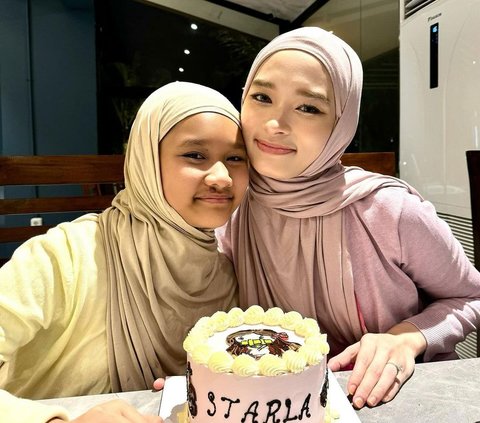 Portrait of Inara Rusli Celebrating Starla's Birthday, Said to Resemble Siblings