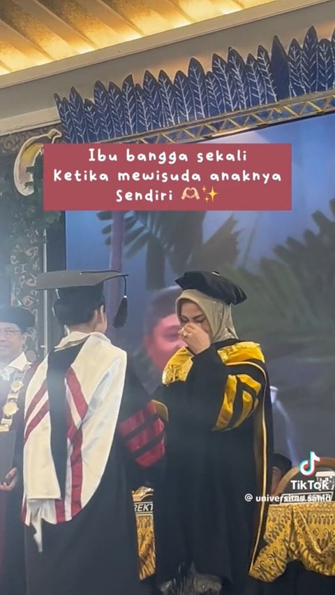 Momen Rektor Wisuda Putrinya Sendiri yang Raih Gelar Doktor Ini Viral, Tuai Pujian